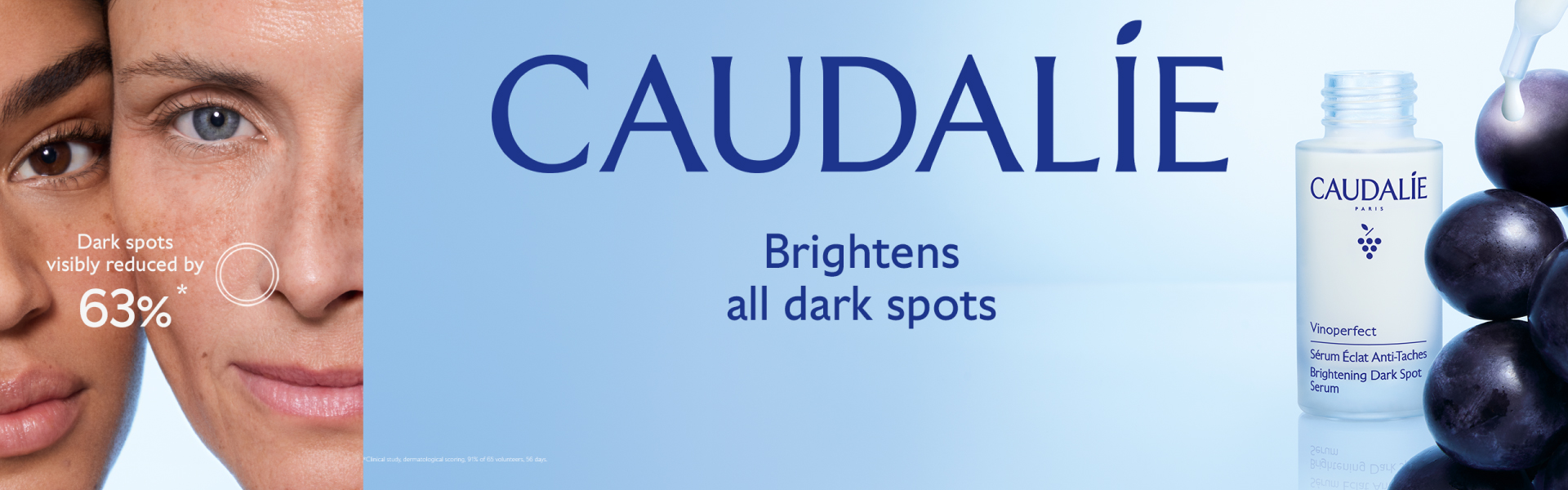 Caudalie vinoperfect top banner