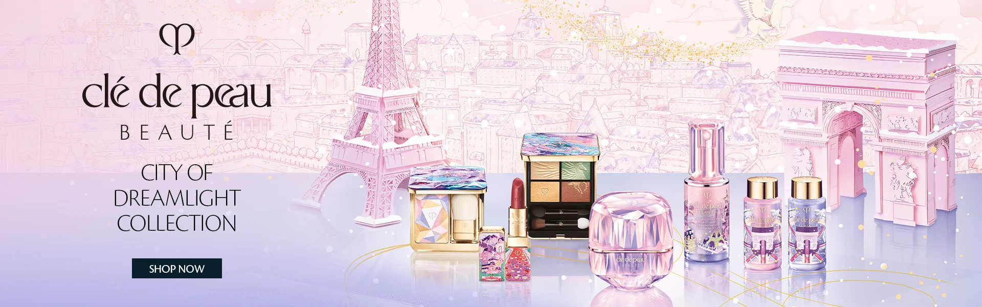 cle de peau christmas top banner