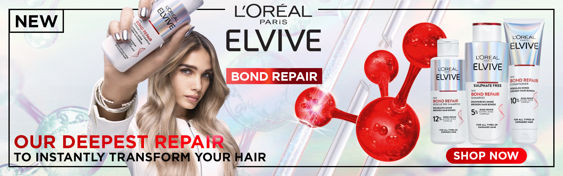 L'Oreal Paris Elvive Bond Repair Banner
