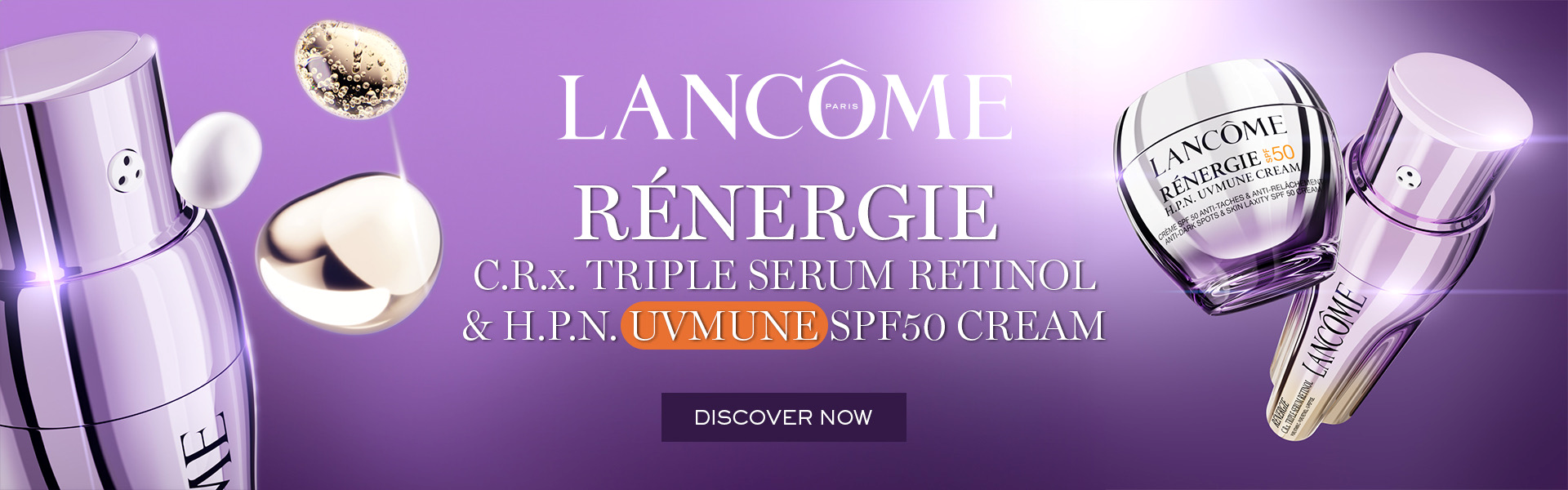 Lancome renergie top banner
