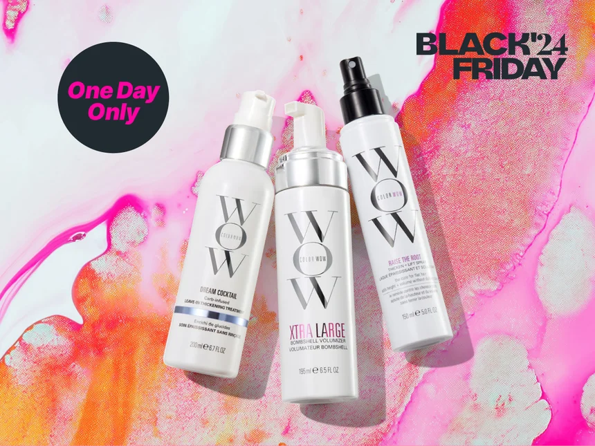 🎉 Get that salon-worthy glow at home! LookFantastic is giving you 30% off Color Wow favorites like the Dream Coat Supernatural Spray! 🌟 This Black Friday exclusive is your chance to shine! 💆♀️✨ Don't miss out—it's for one day only! #BeautyDeals #LookFantastic #ColorWow
