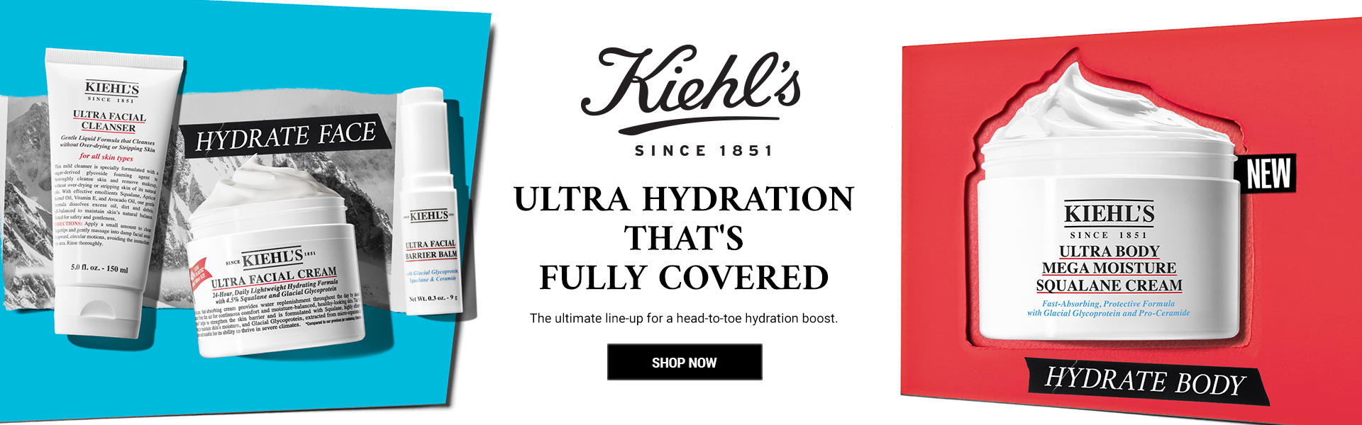 Kiehl's UFC Body care range